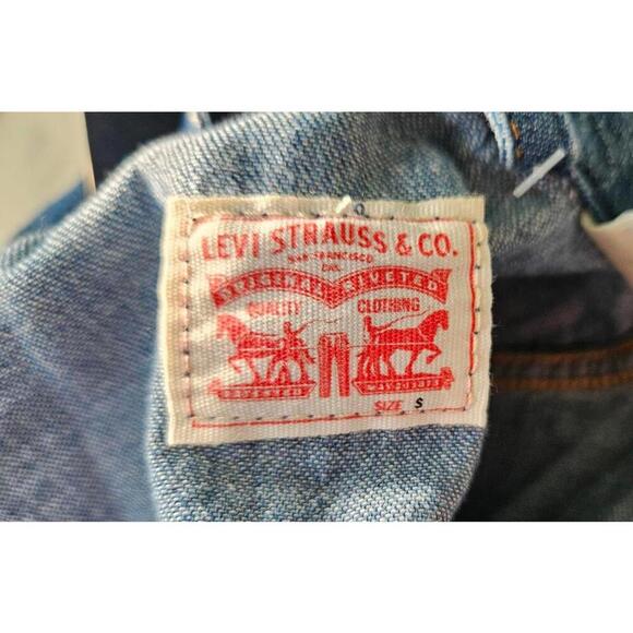 Levi's Women's Long Sleeve Blue‎ Denim Overalls Size Small NWT - Picture 4 of 9